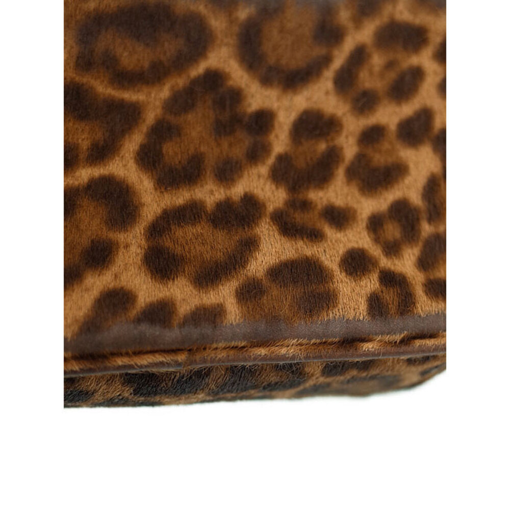 Prada Leopard Calfskin Crossbody Bag pony hair exterior Yellow - Picture 8 of 9